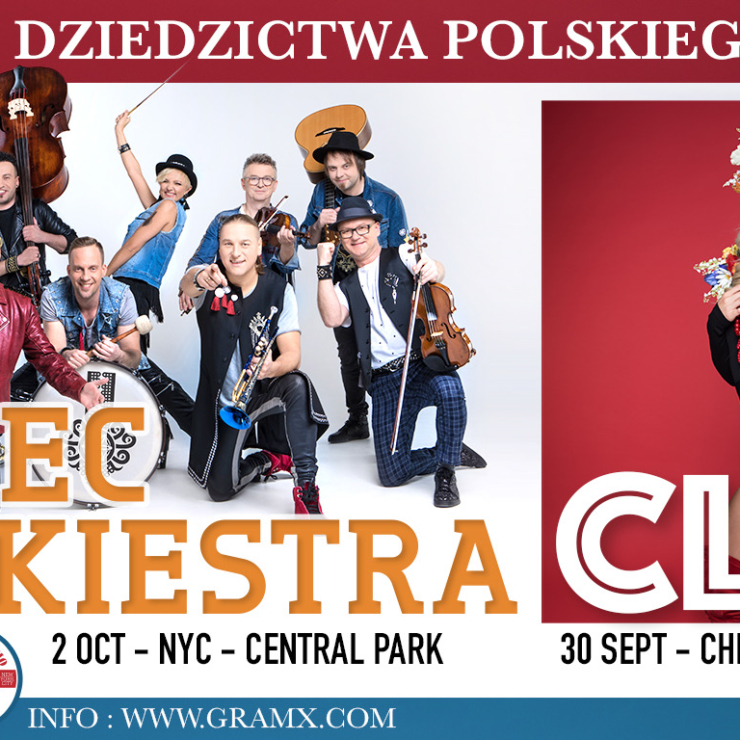 GOLEC uORKIESTRA & CLEO W CENTRAL PARKU !                                                  POLISH AND SLAVIC PULASKI DAY MUSIC FESTIVAL !